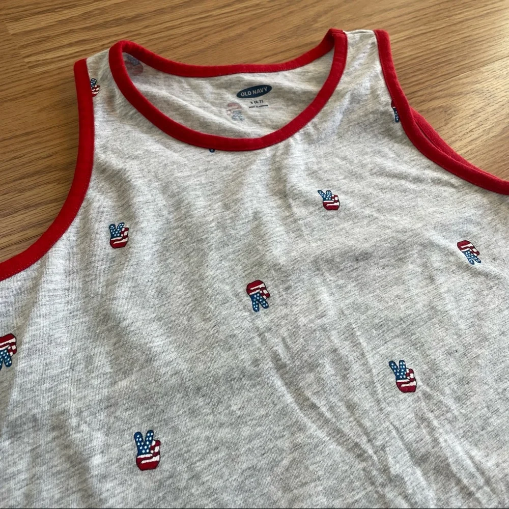 🟢3/$15 🆕 OLD NAVY 🇺🇸 ✌🏻 Patriotic Tank